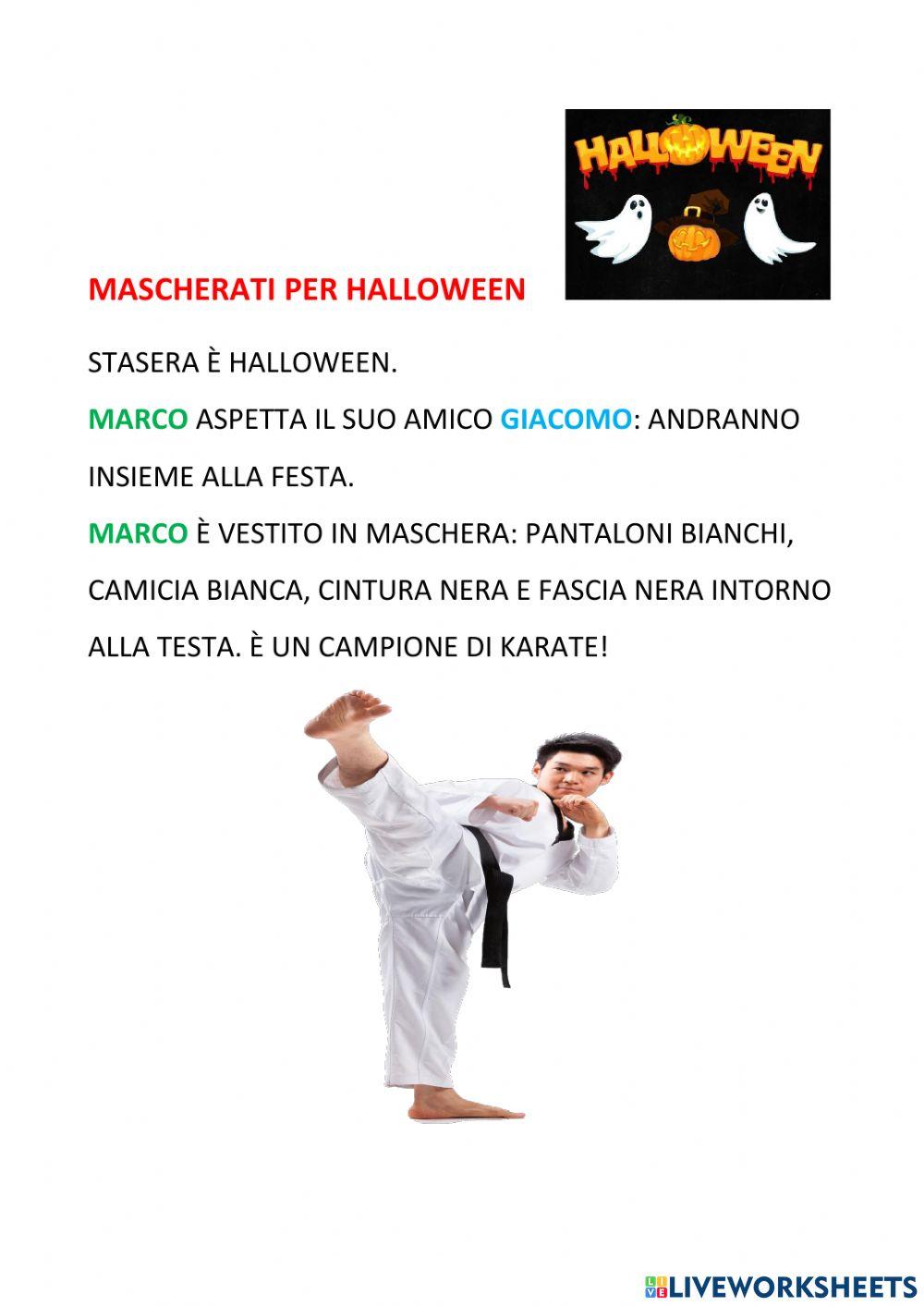 Mascherati per Halloween