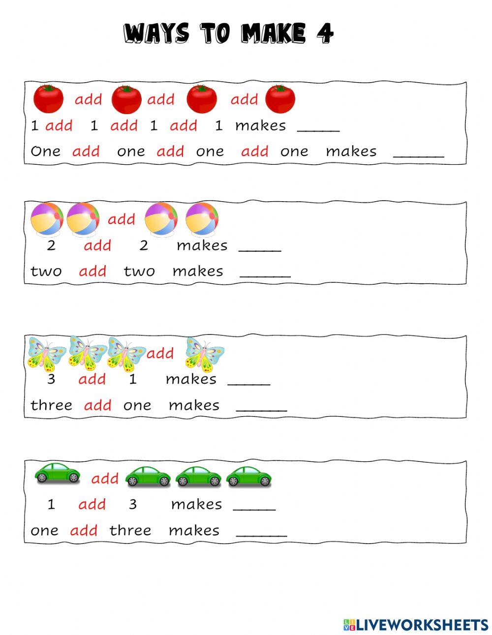 ways-to-make-4-1596225-ms-patrice-live-worksheets