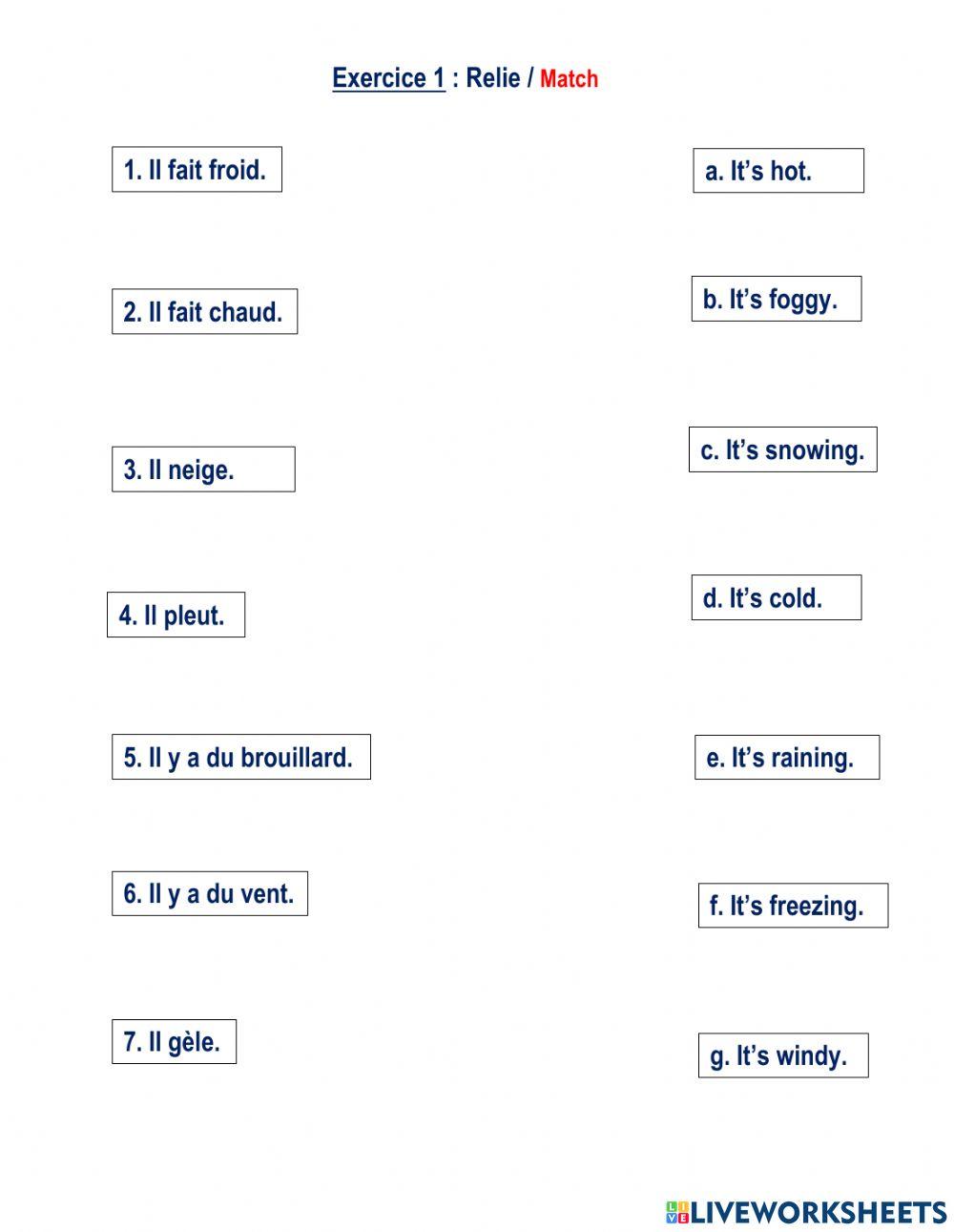 Le temps qu'il fait 2