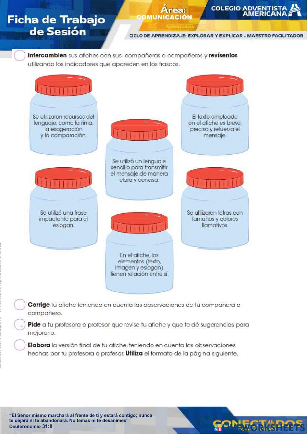 Escribimos un afiche