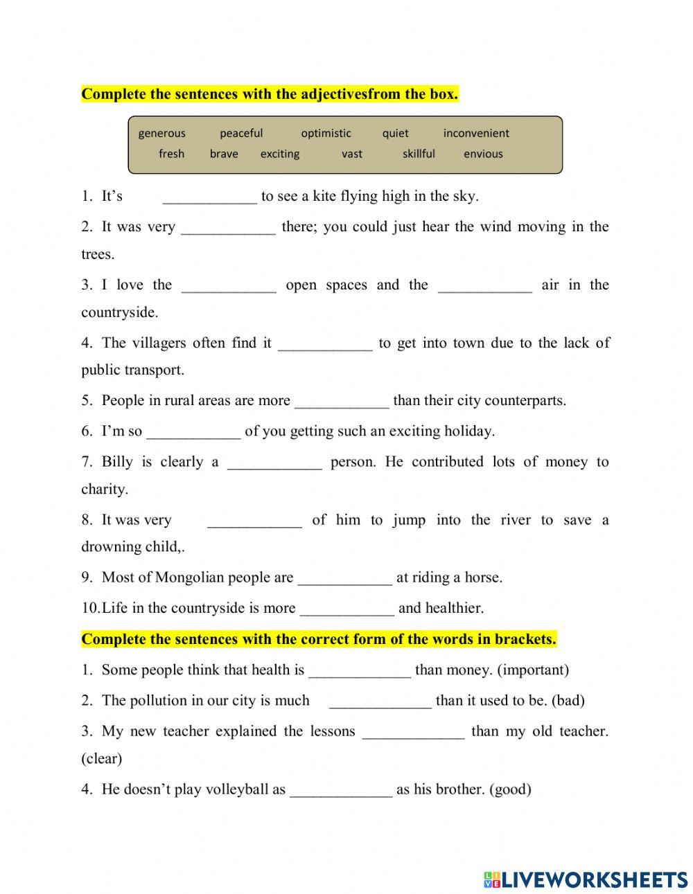 MID TERM G8 -No 4 | ttbn87 | Live Worksheets