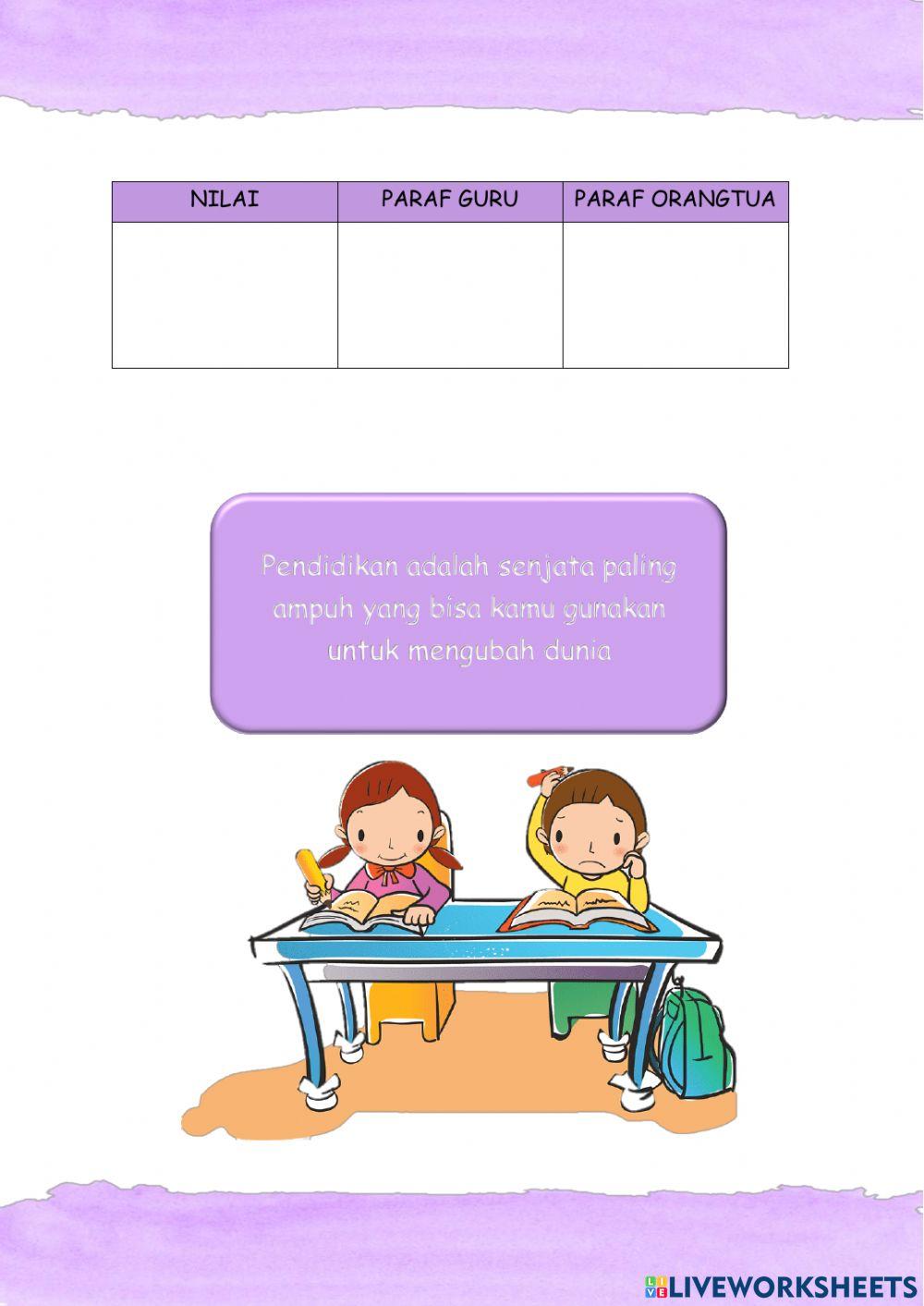 LKPD Tema 7 Subtema 1 Pembelajaran 2
