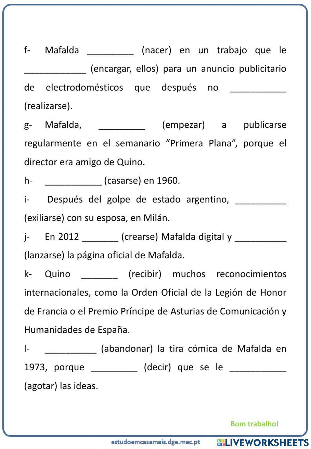 Pretérito Indefinido