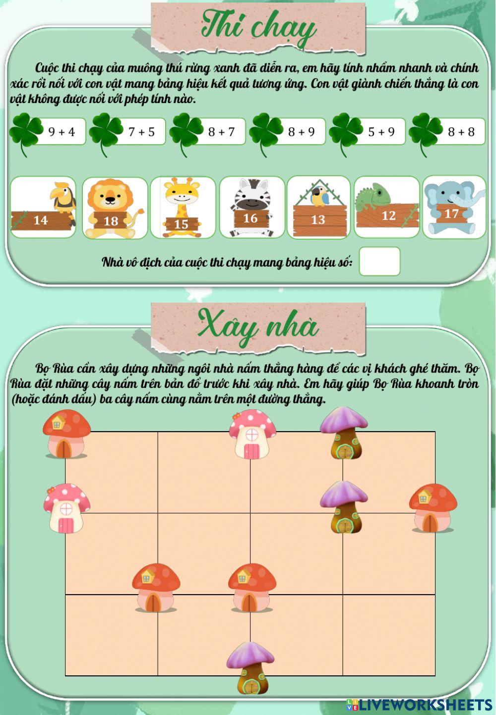 Phiếu cuối tuần - Tuần 7