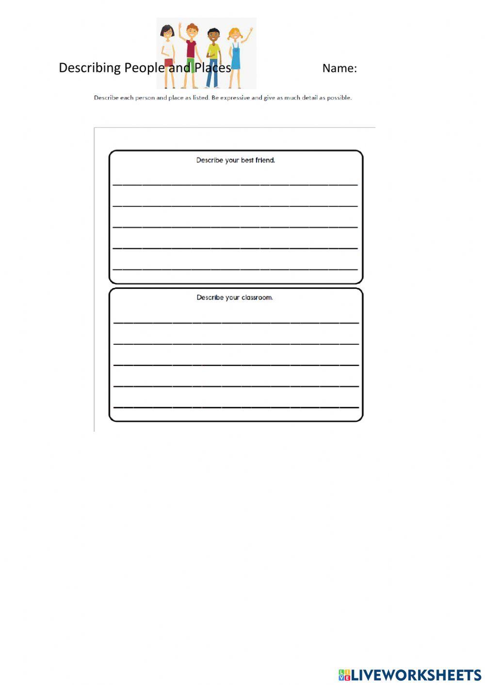 Describing People and Places