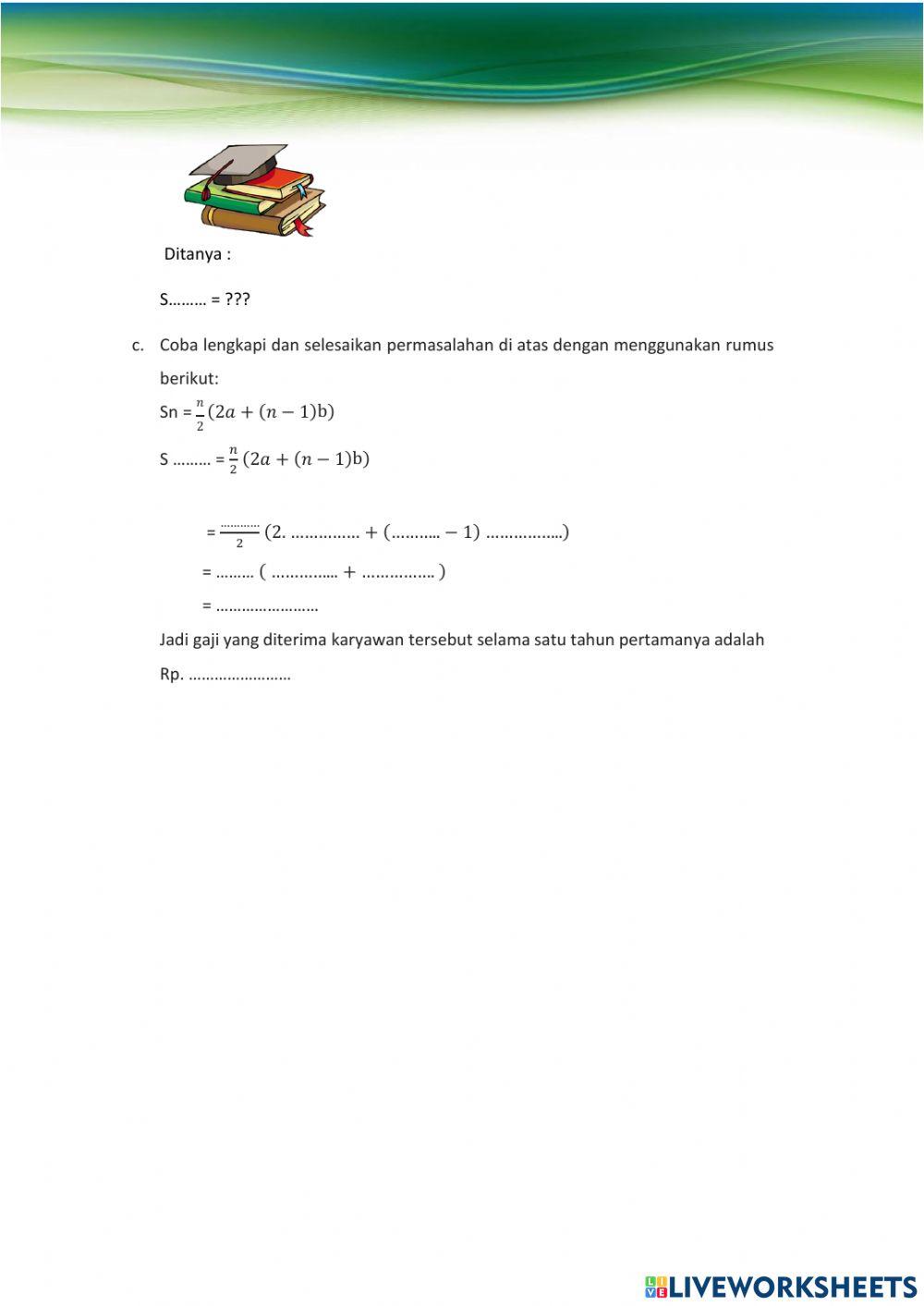 Barisan Dan Deret Aritmatika