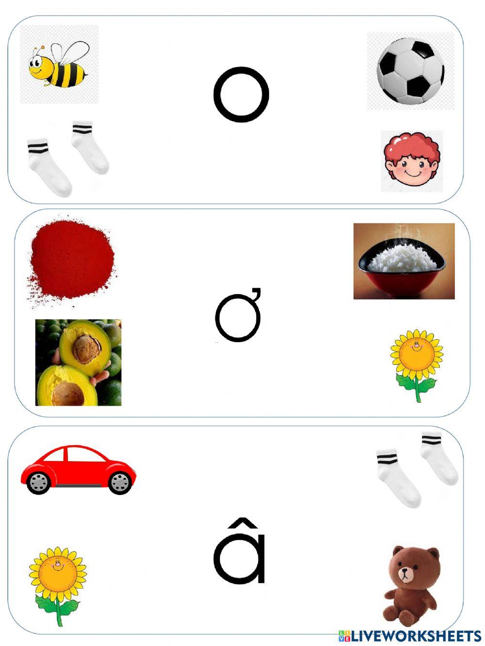 Ôn tập chữ cái