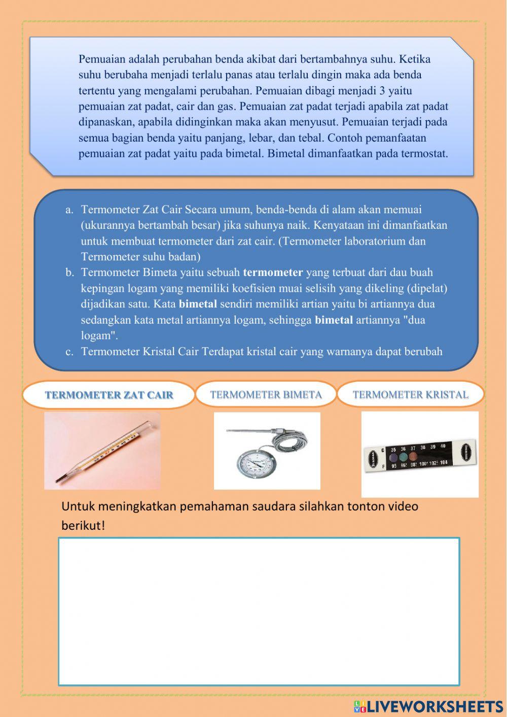 Suhu dan perubahannya