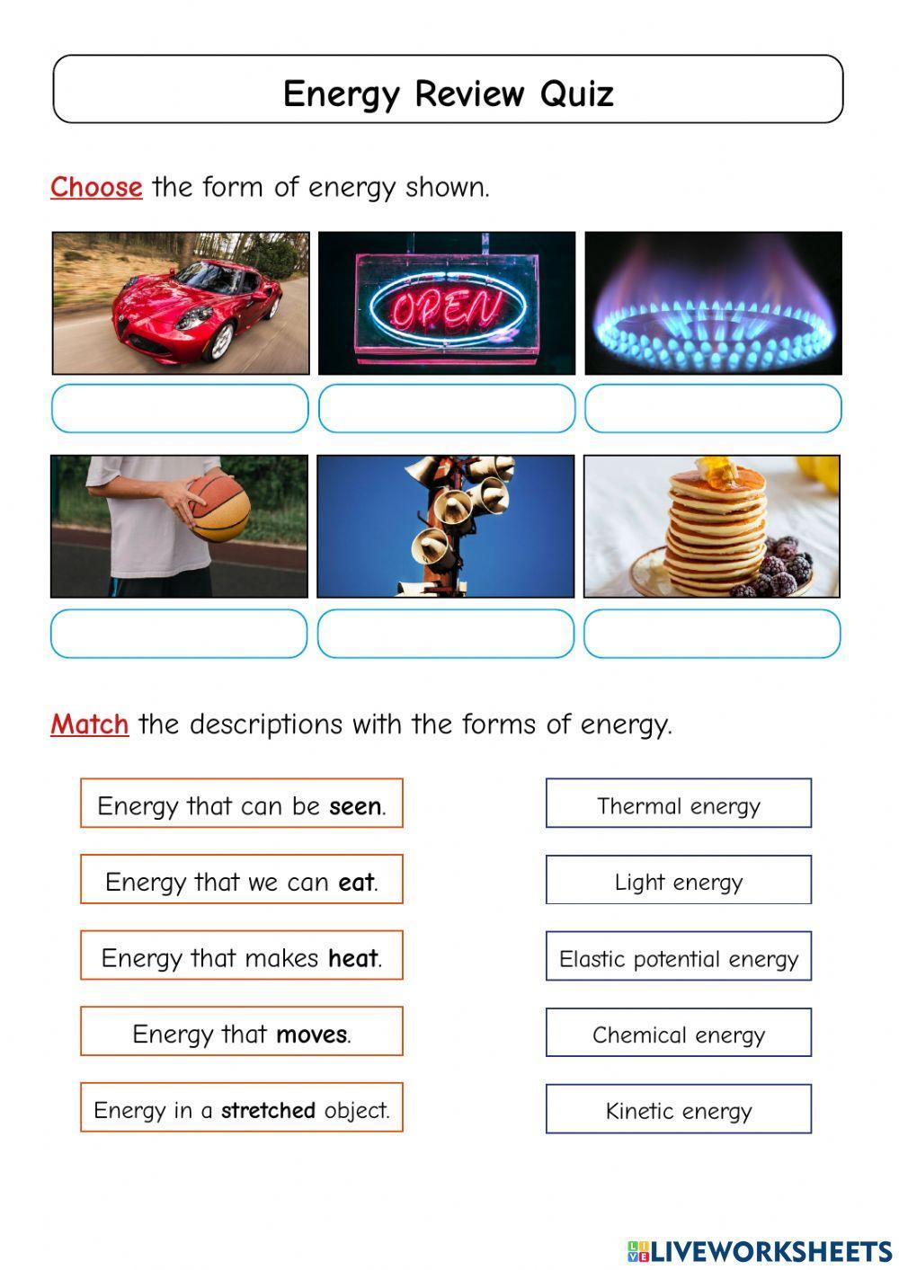 Energy Quiz