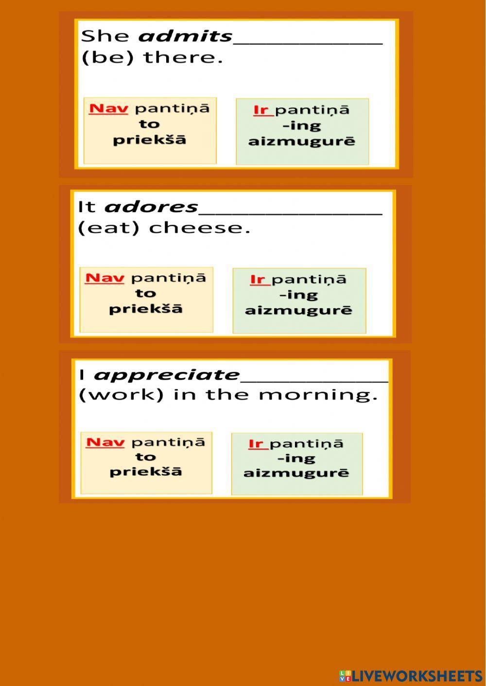 Gerunds or to infinitive