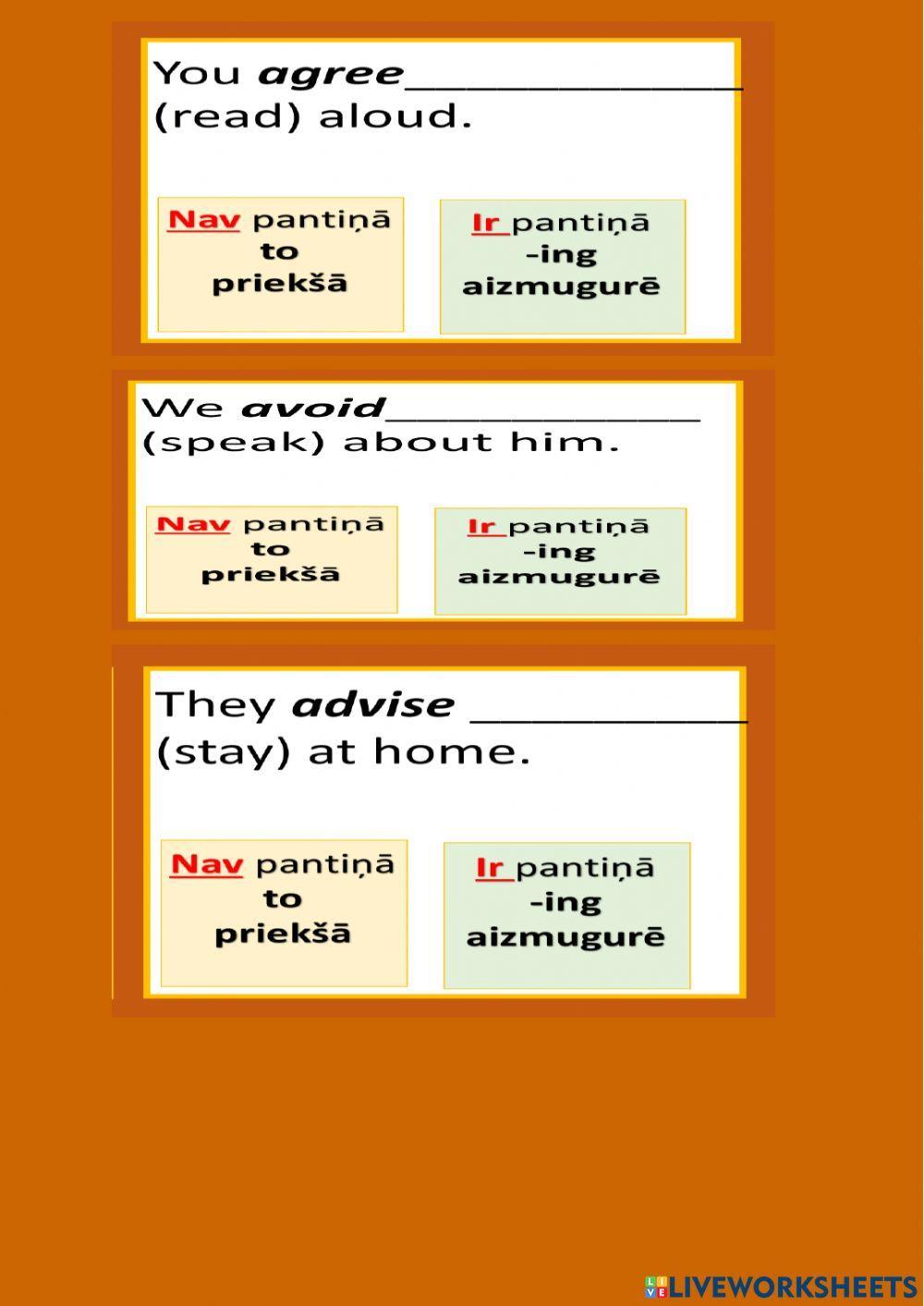 Gerunds or to infinitive