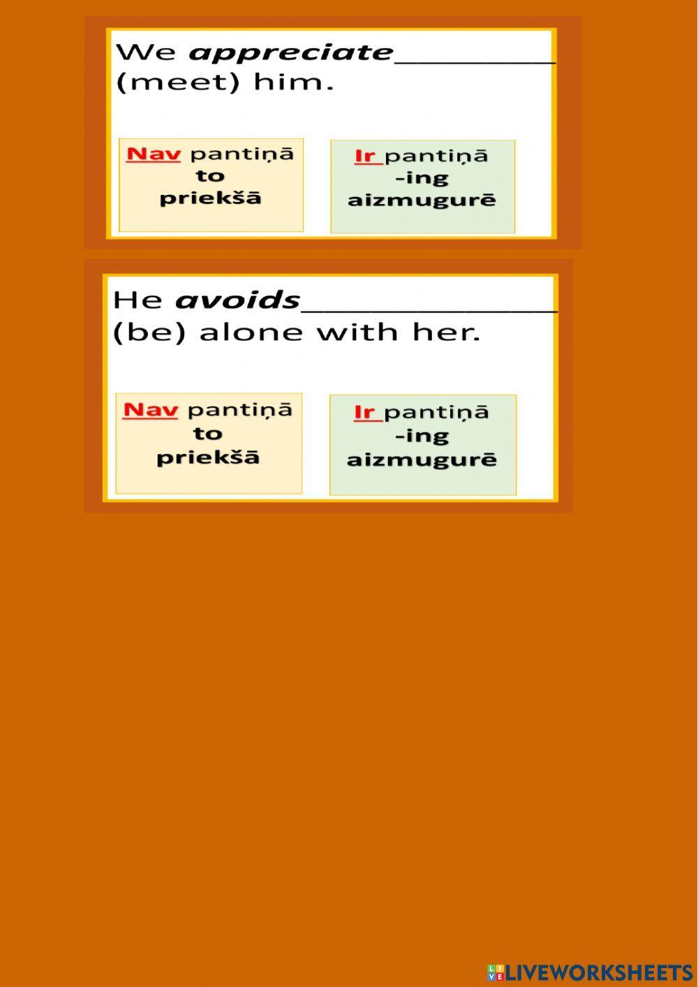 Gerunds or to infinitive