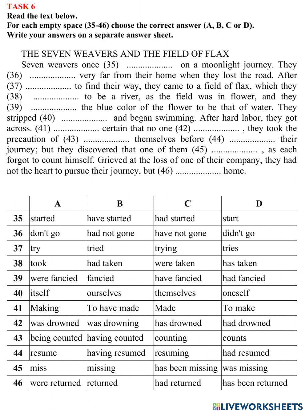 ZNO Use of English 5