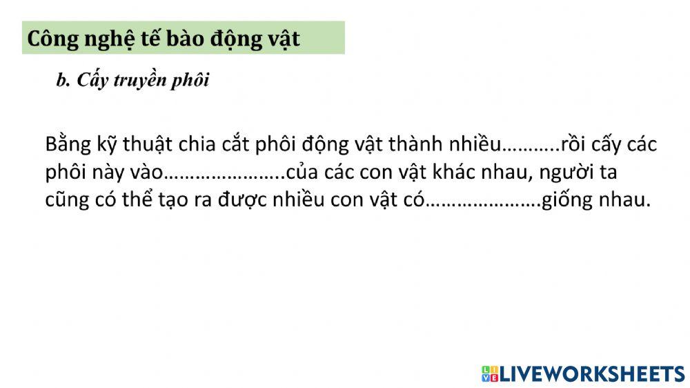 Bài 19:Sinh học 12