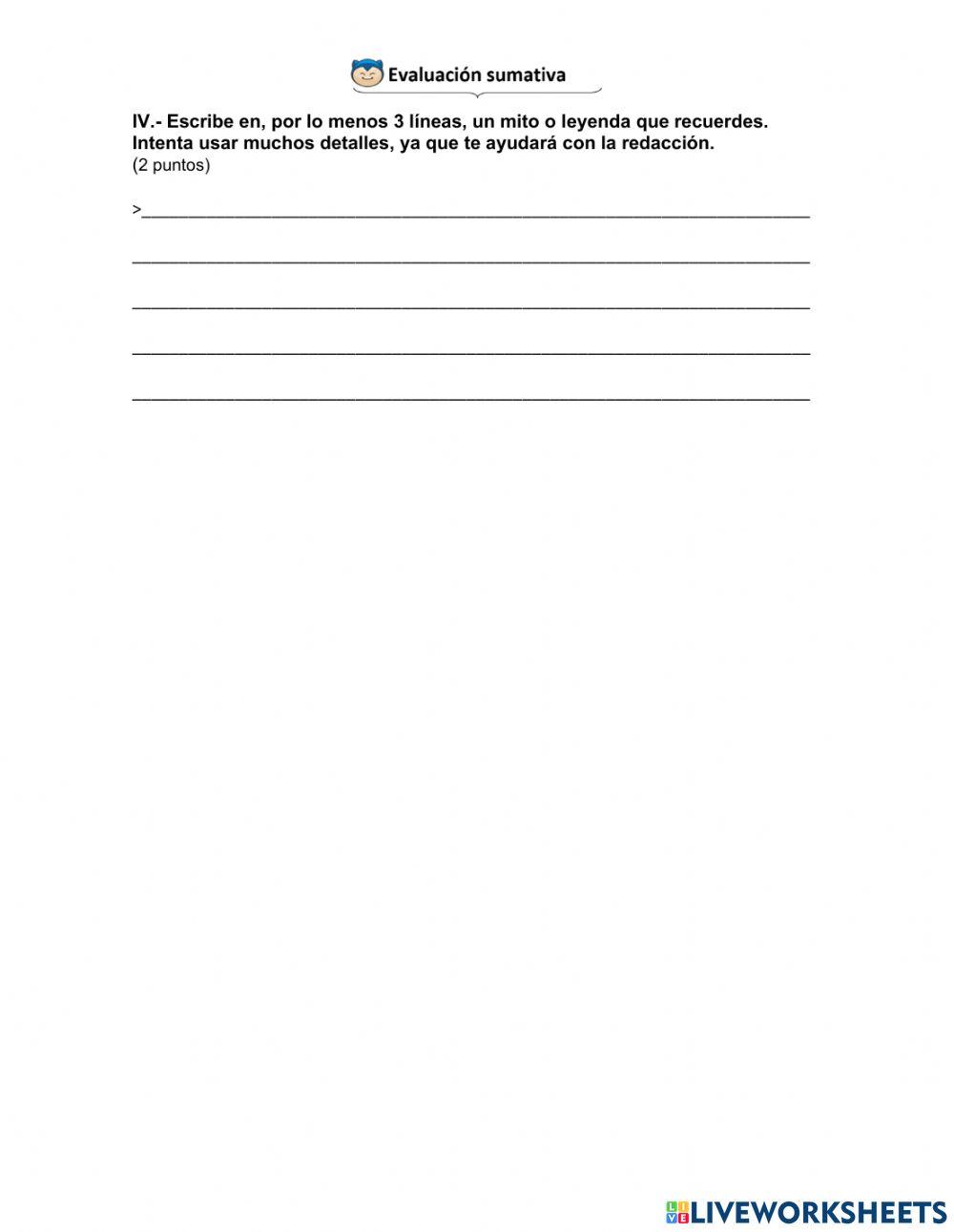 3° básico - Lenguaje - Unidad 5 - Poesía, mitos y leyendas (ZOOM)