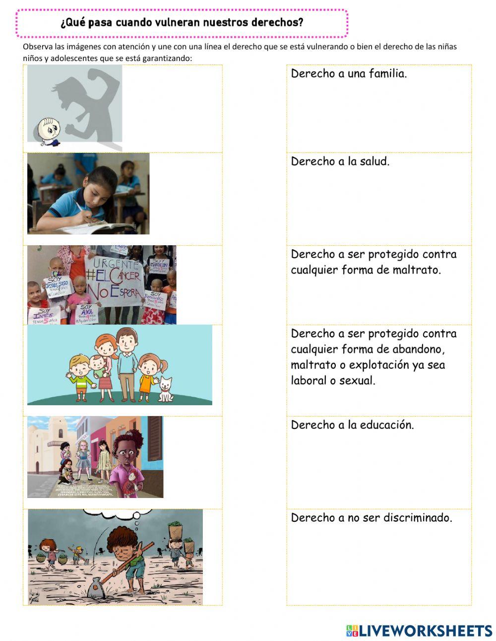 Los derechos de las niñas, niños y adolescentes