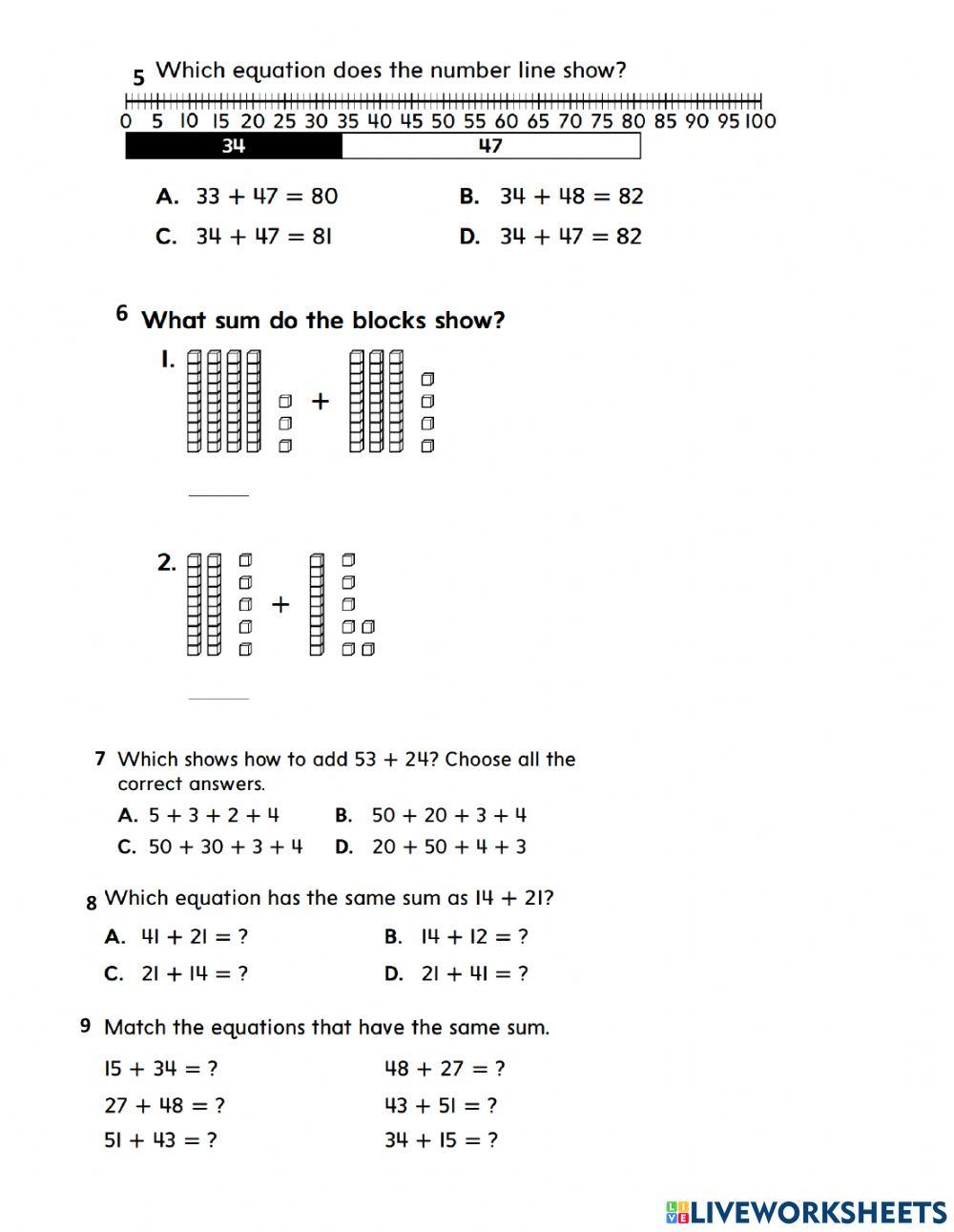 Math - Strategies to add
