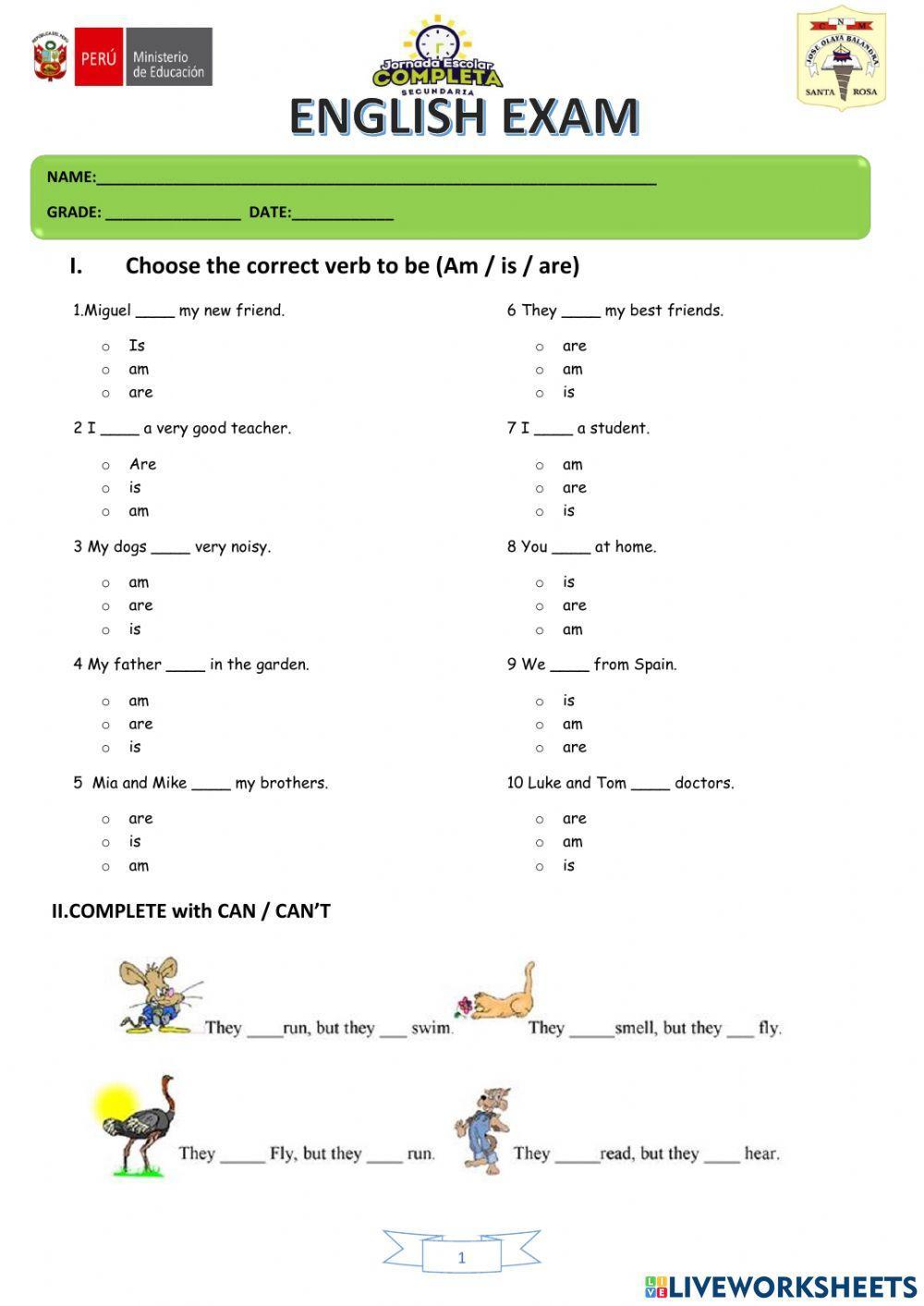 Examen de recuperación 2020