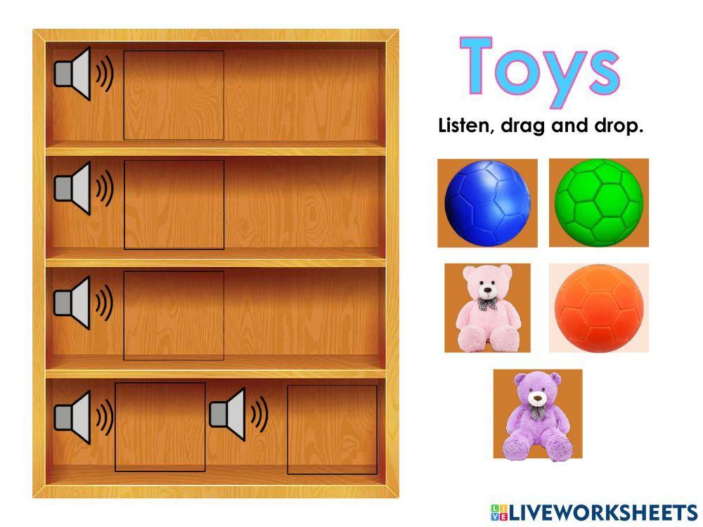 Arrastra y suelta-Drag and drop:Toys