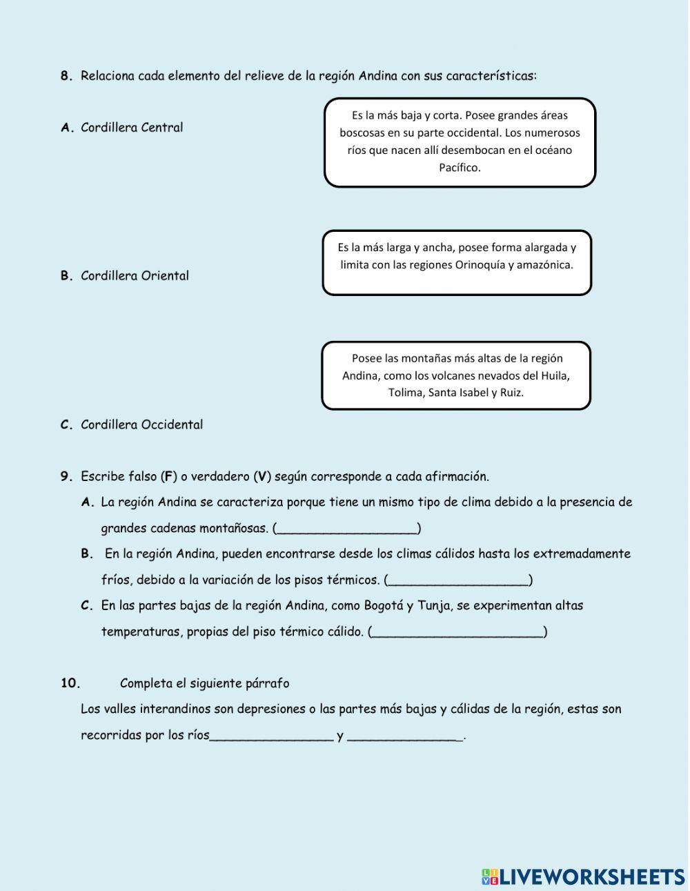 Quiz ciencias sociales quinto