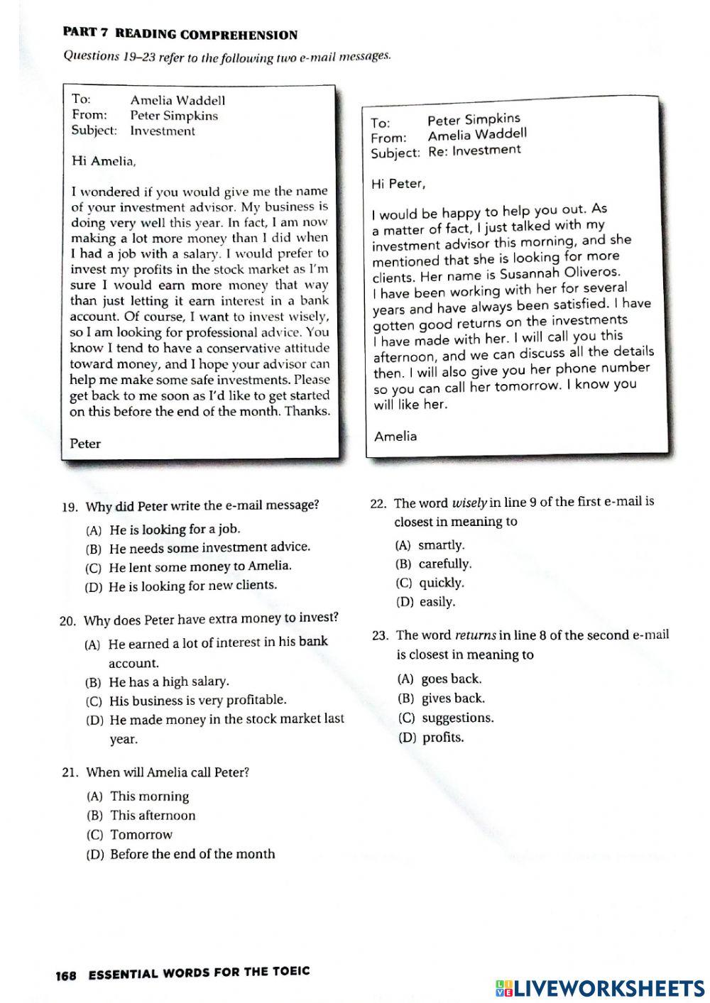 Lesson 23: Investments