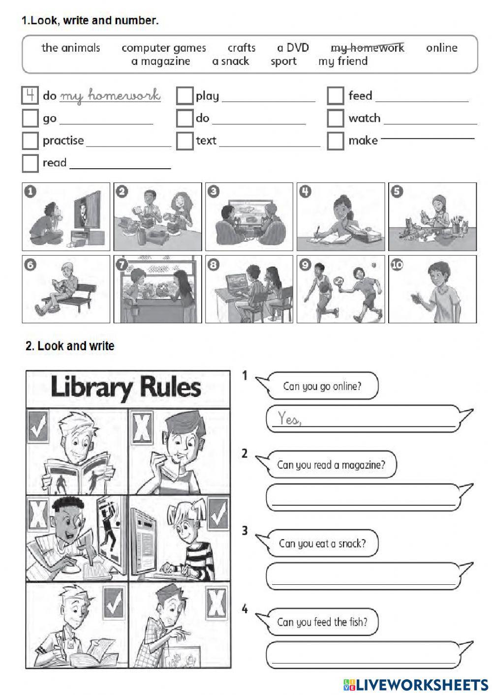 Free time and can or can-t