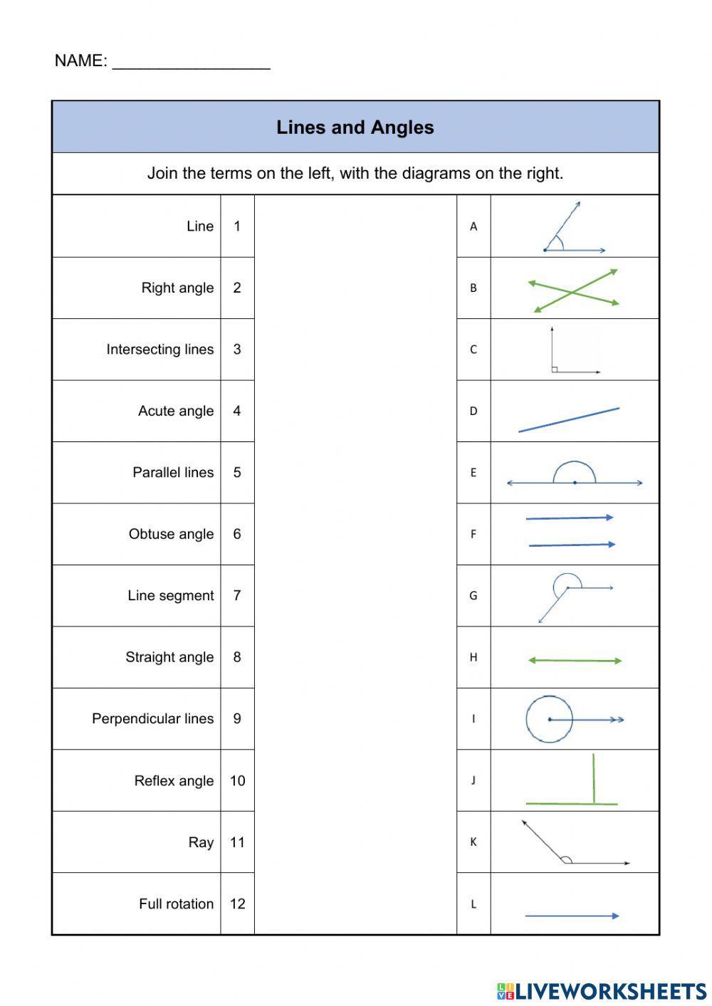 Kinds Of Lines Worksheet Live Worksheets 40% OFF Kinds Of Lines Worksheet Live Worksheets 40% OFF