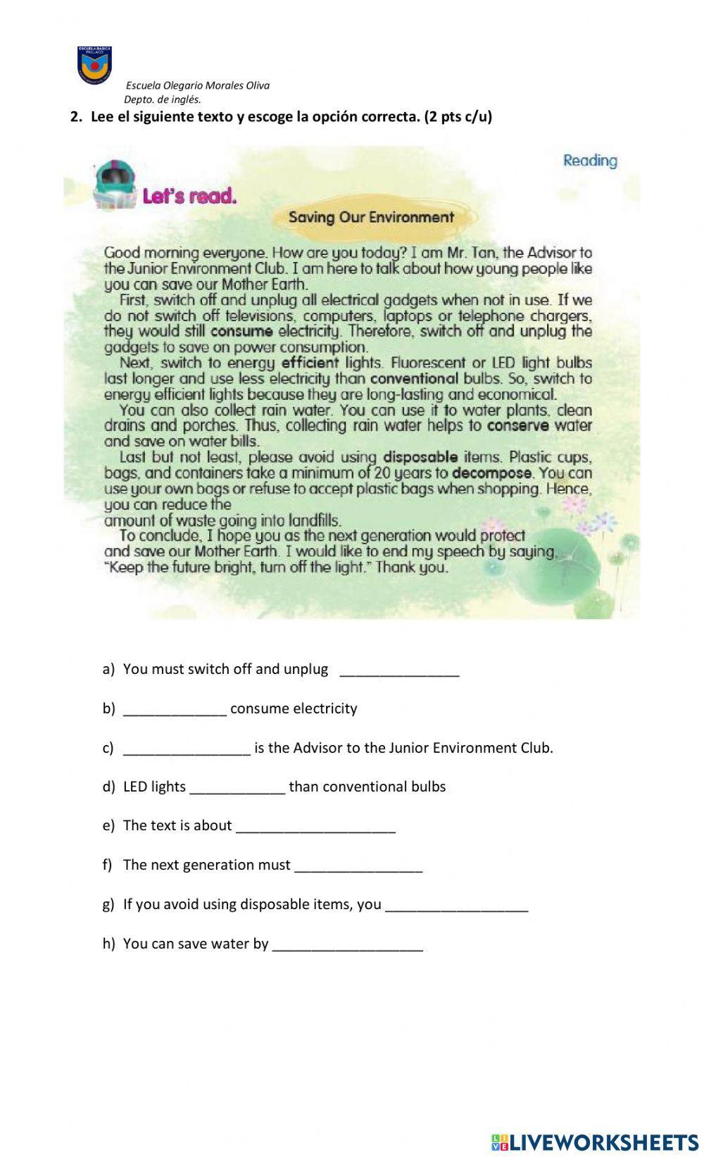 Prueba septimo green issues