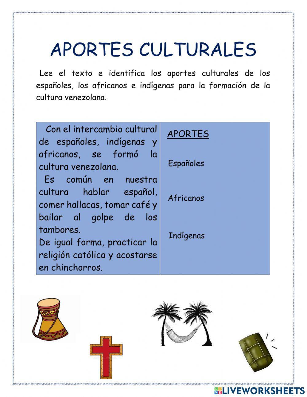 Aportes culturales