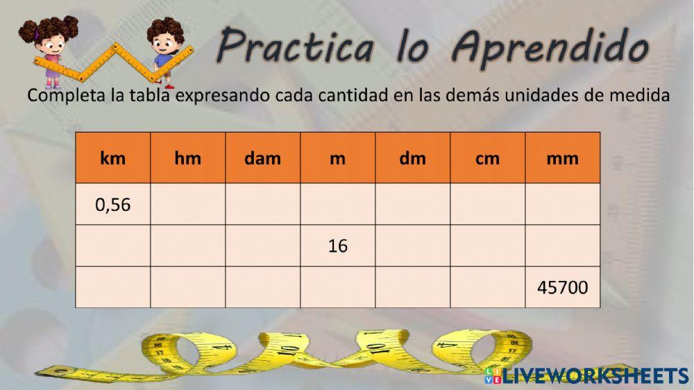 Conversión unidades de Longitud