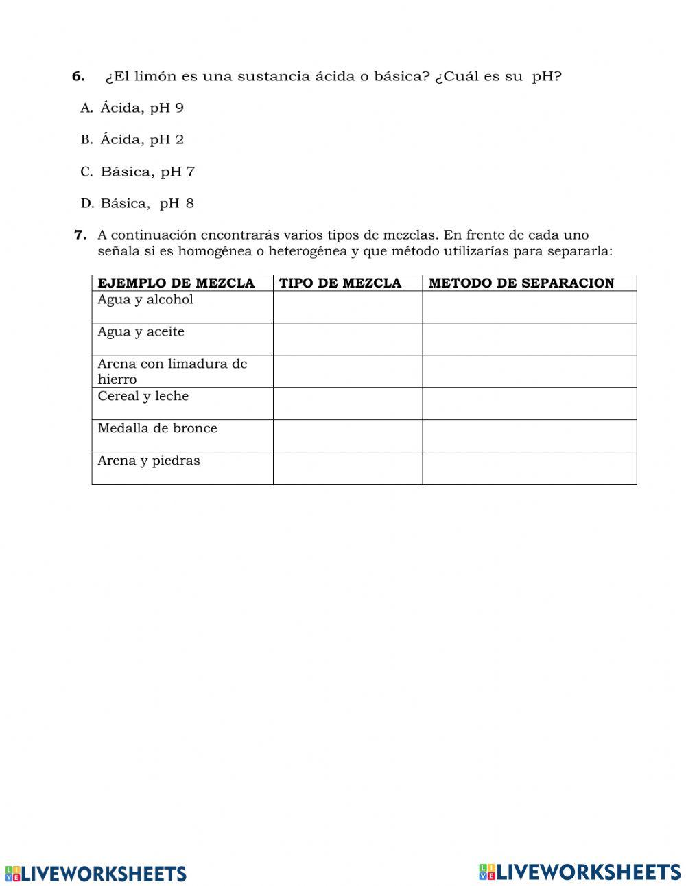 Examen c. nat 5º