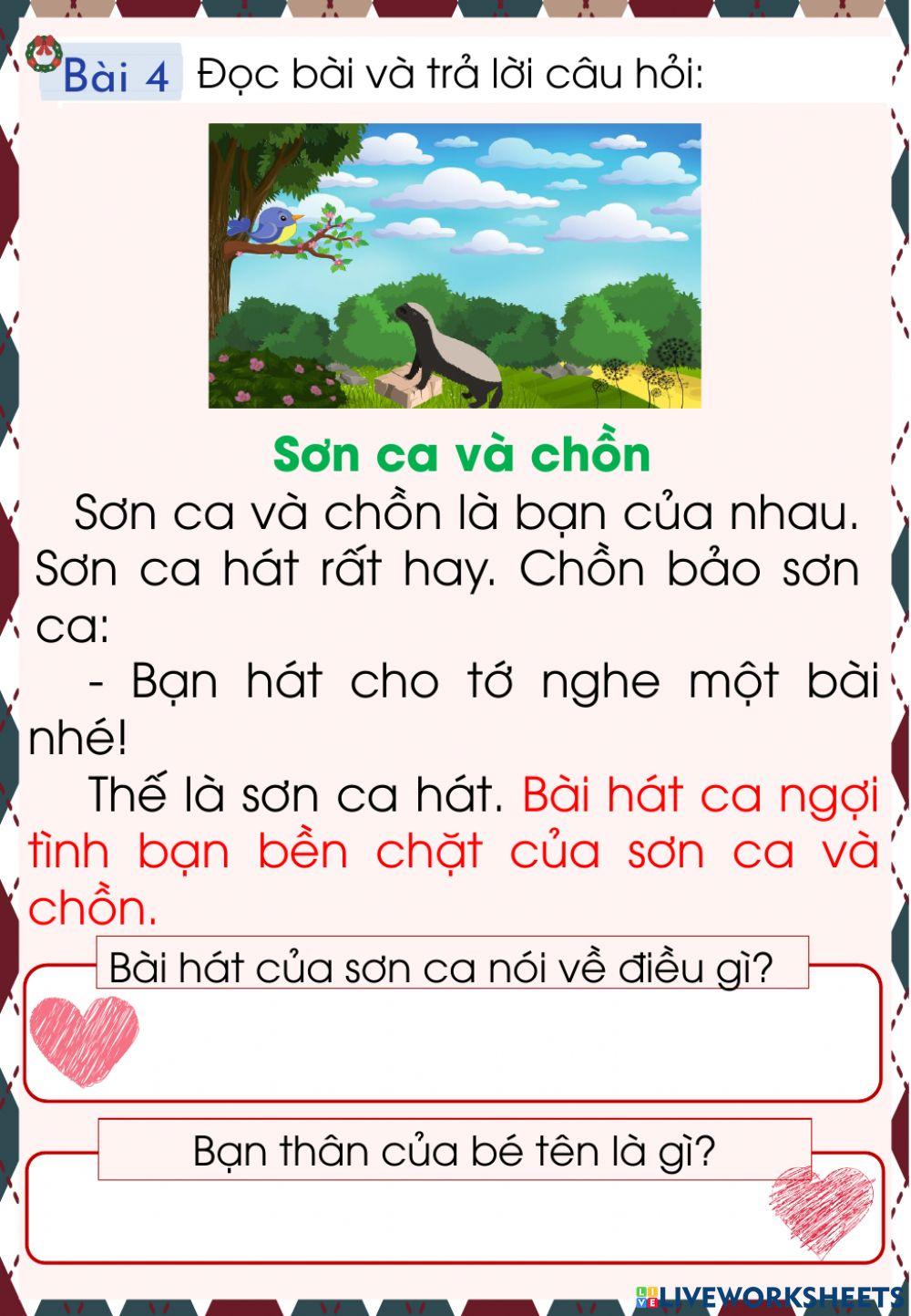 Tiếng việt: ôn tập tuần 11