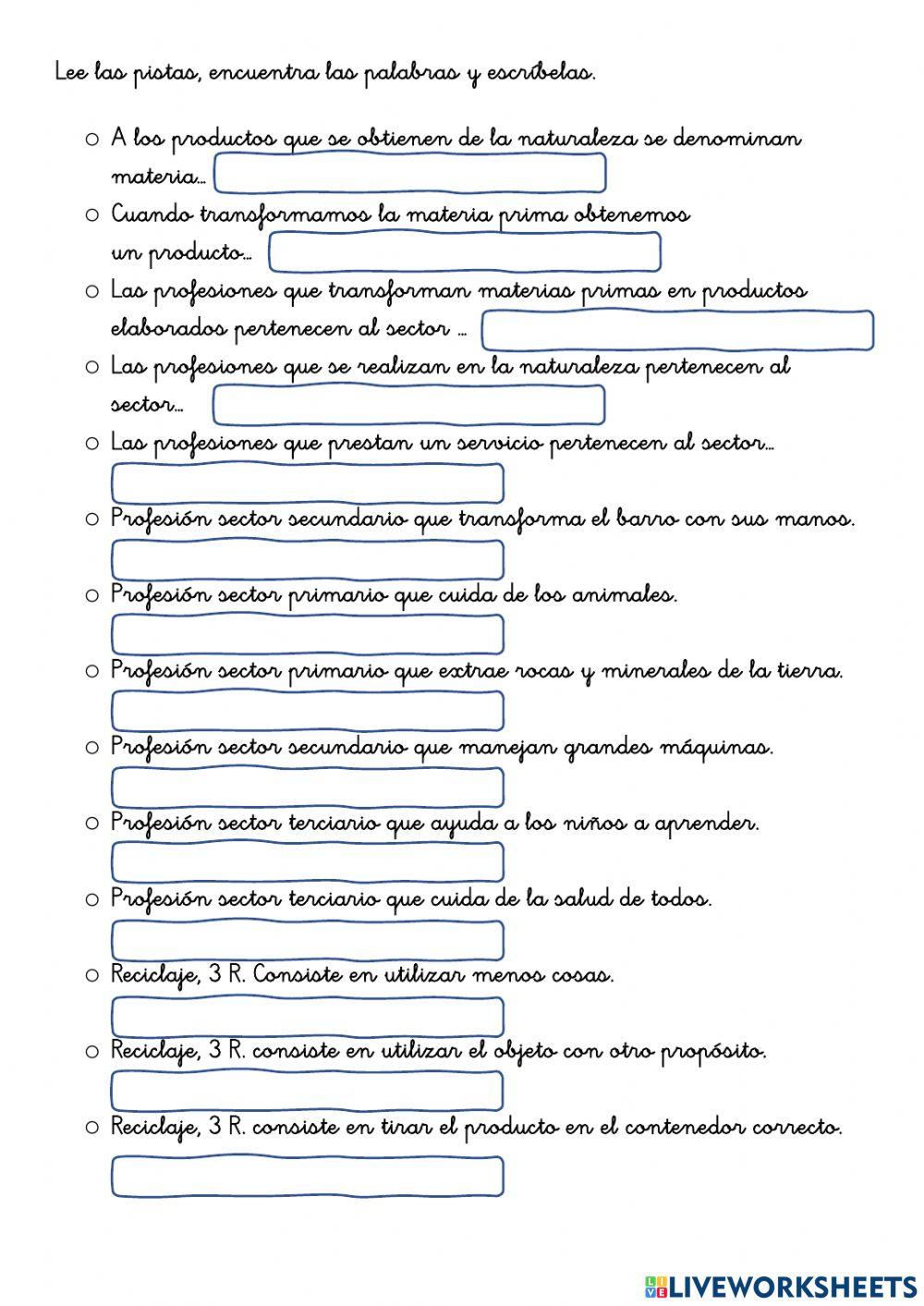 Repaso tema 2 CC.SS. 2º