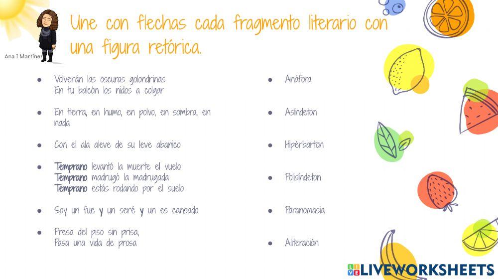 Figuras retóricas y estrofas