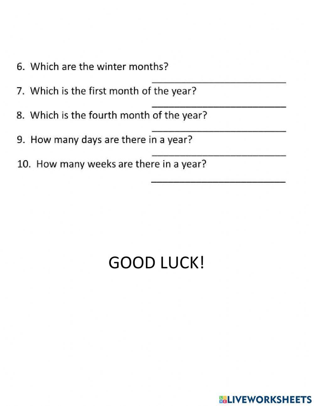 Making the time and Calendar