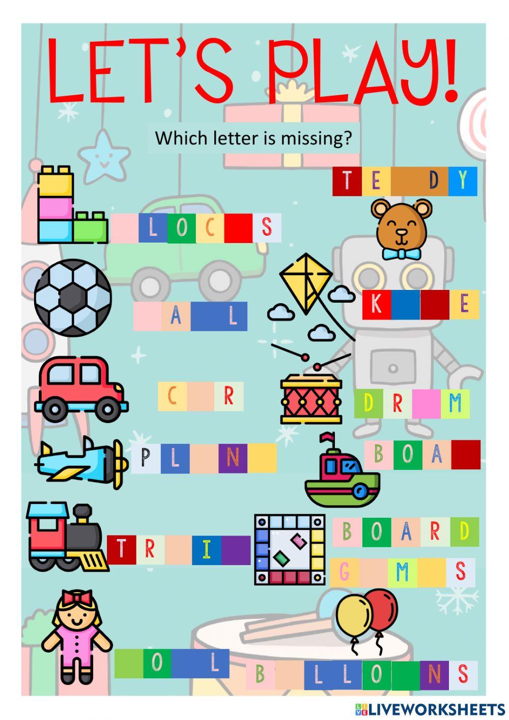 Which letter is missing? (pt.2)