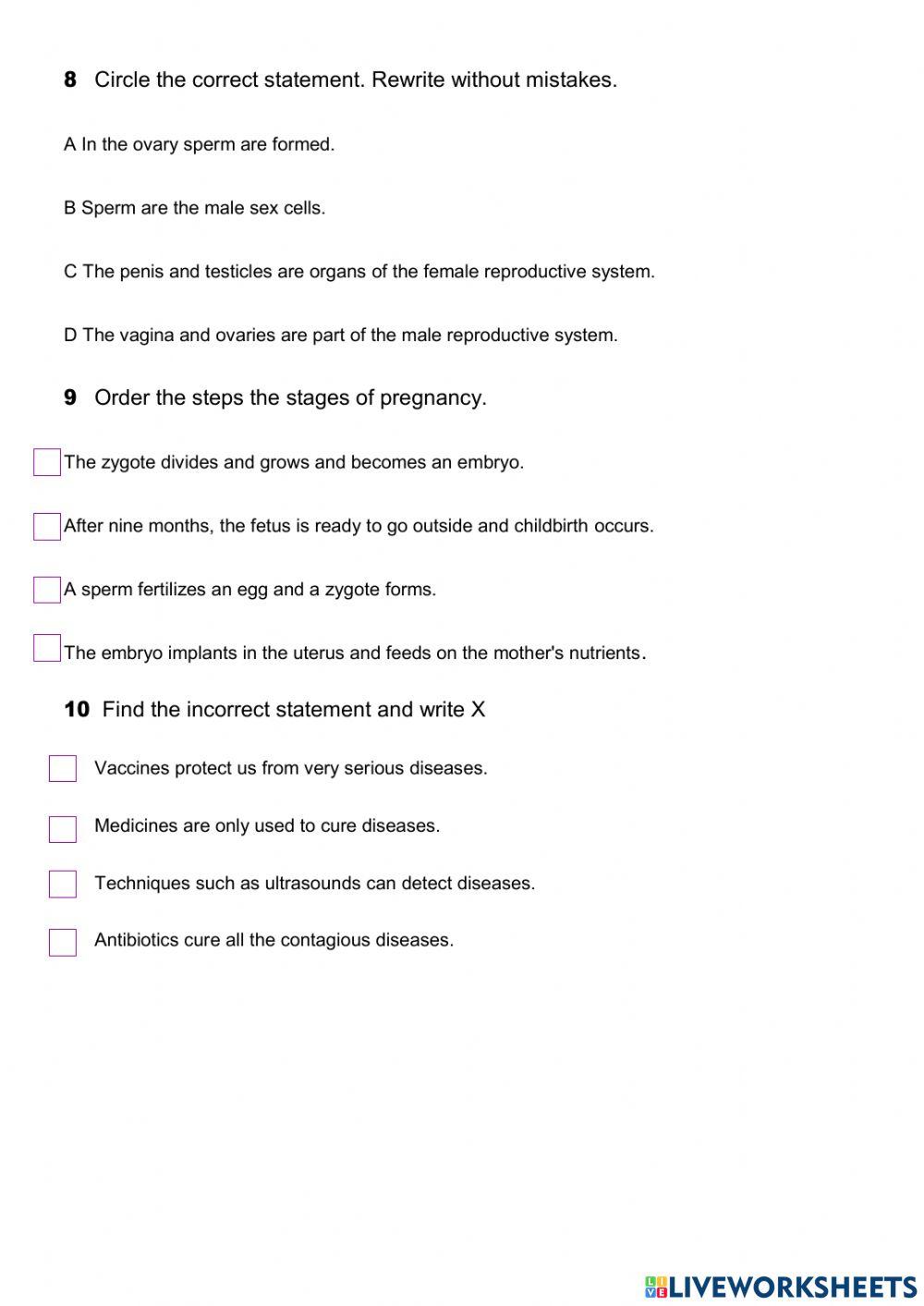 Human body and health.