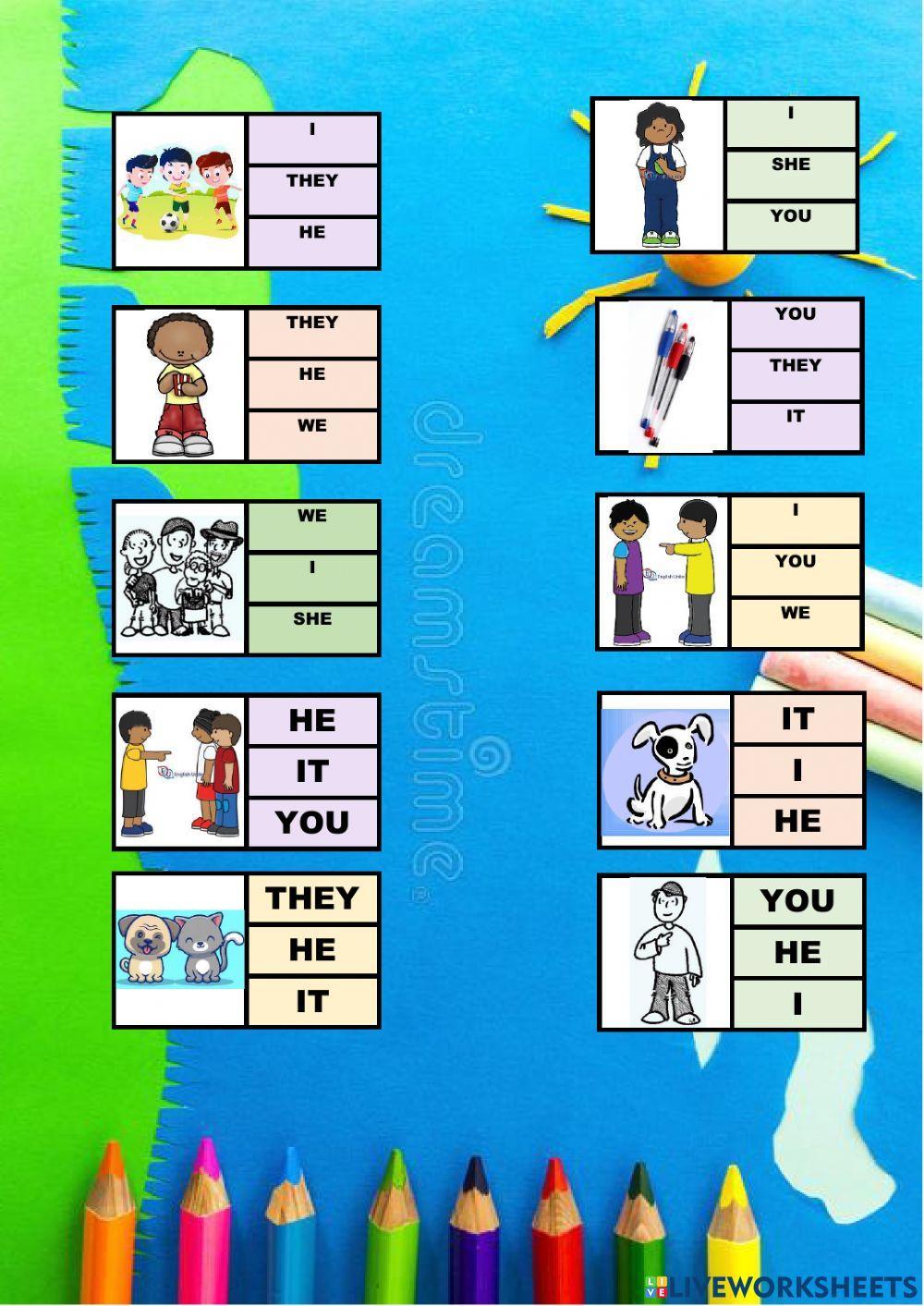 Subject pronouns