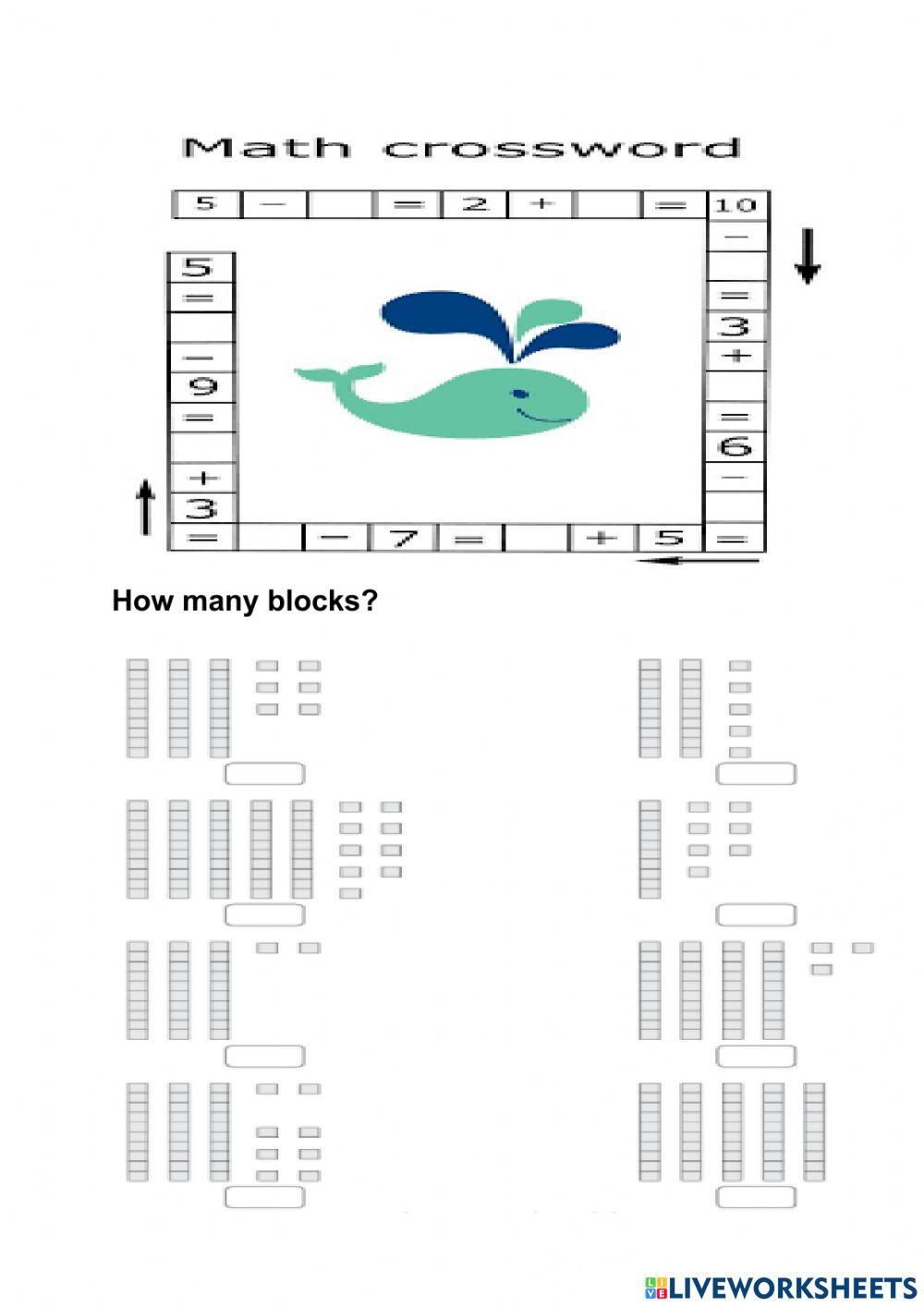 Additions Subtractions worksheet Live Worksheets