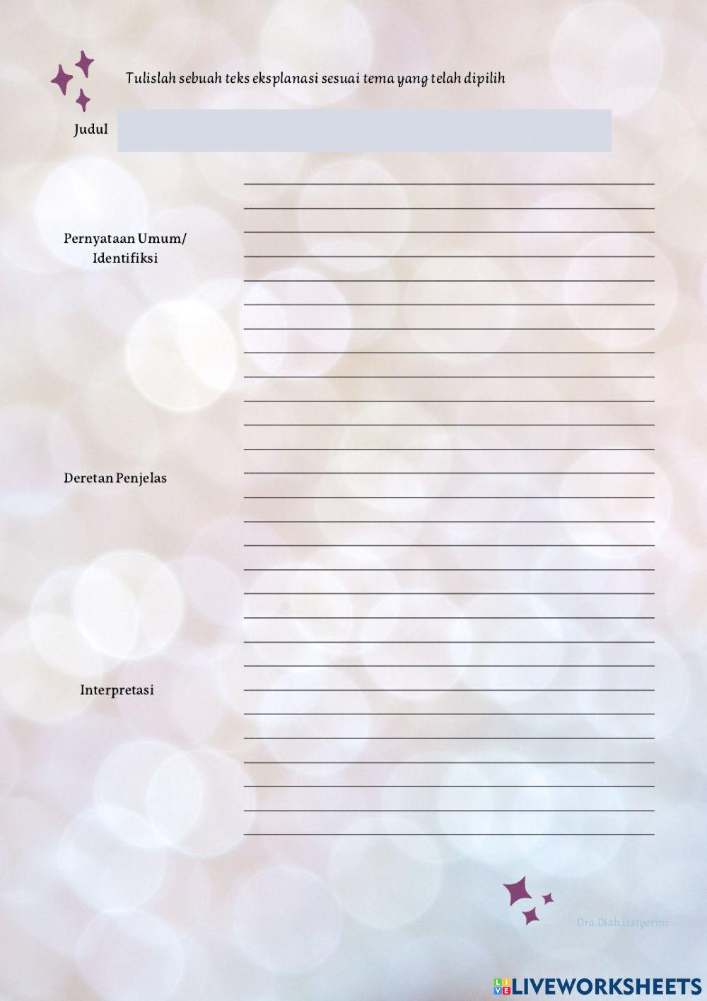 LKPD-3 Menulis Teks Eksplanasi