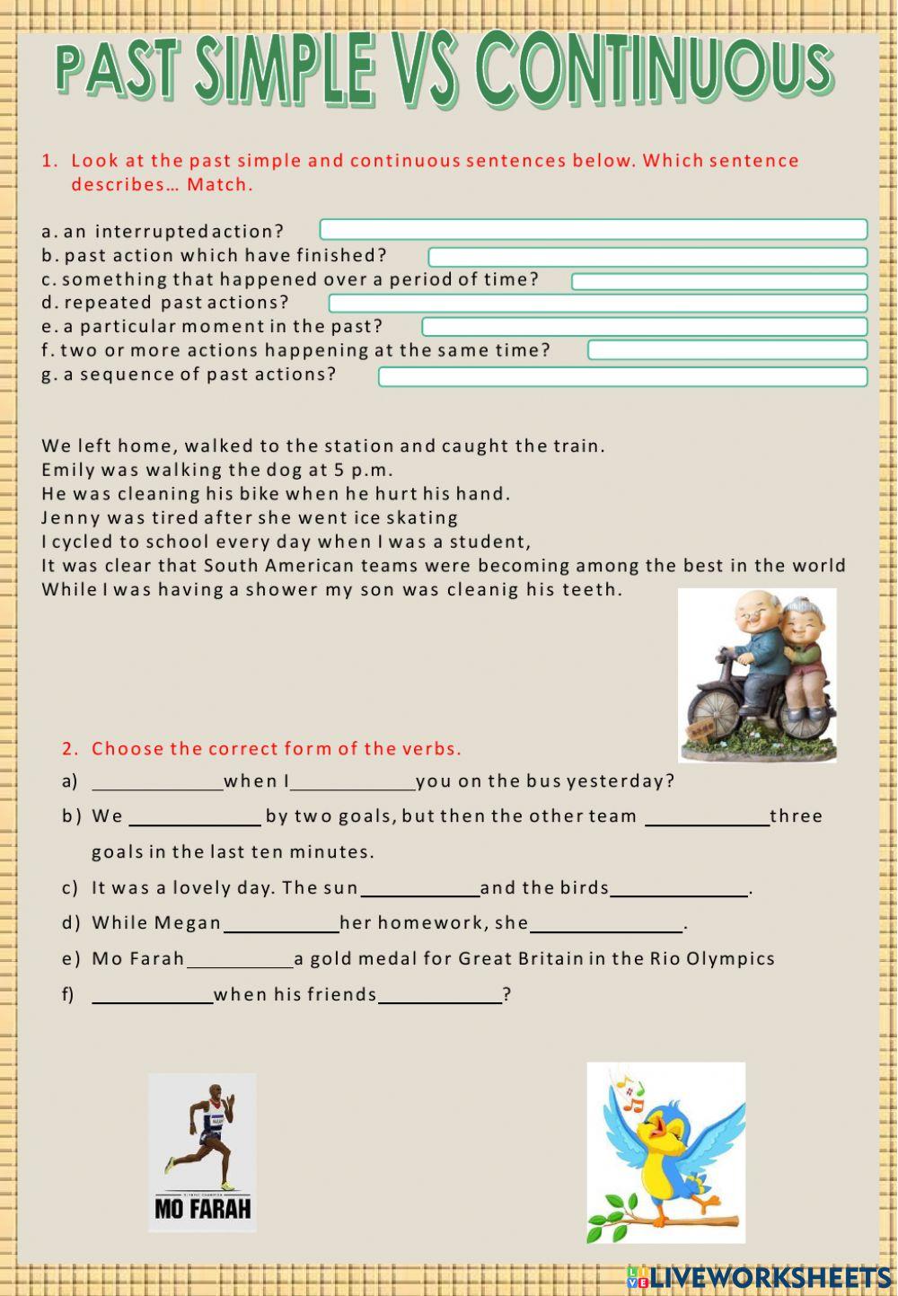 Past Simpole or continuous