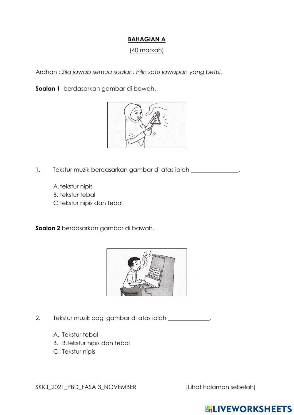 Pbd fasa 3 pendidikan muzik tahun 3
