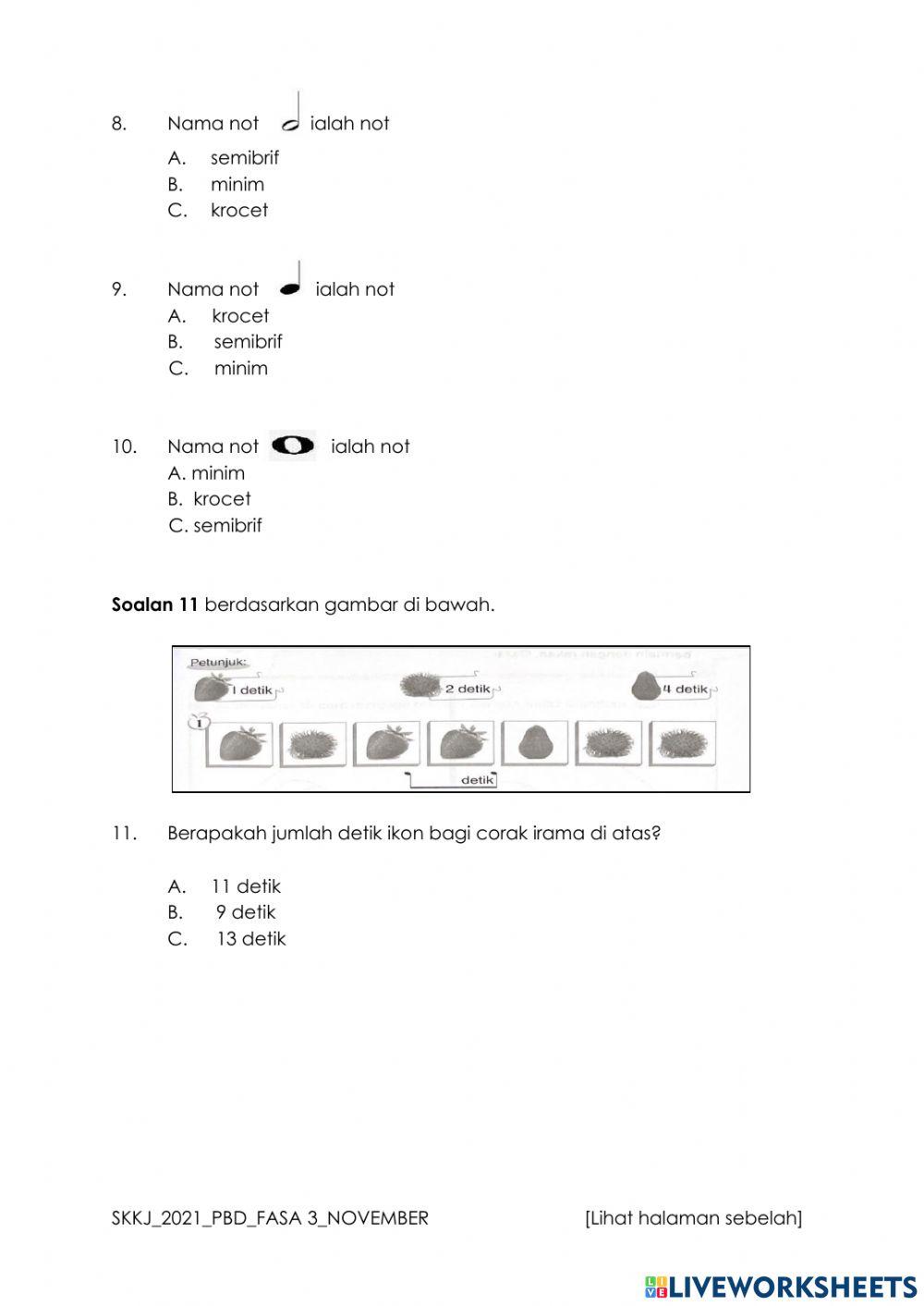 Pbd fasa 3 pendidikan muzik tahun 3