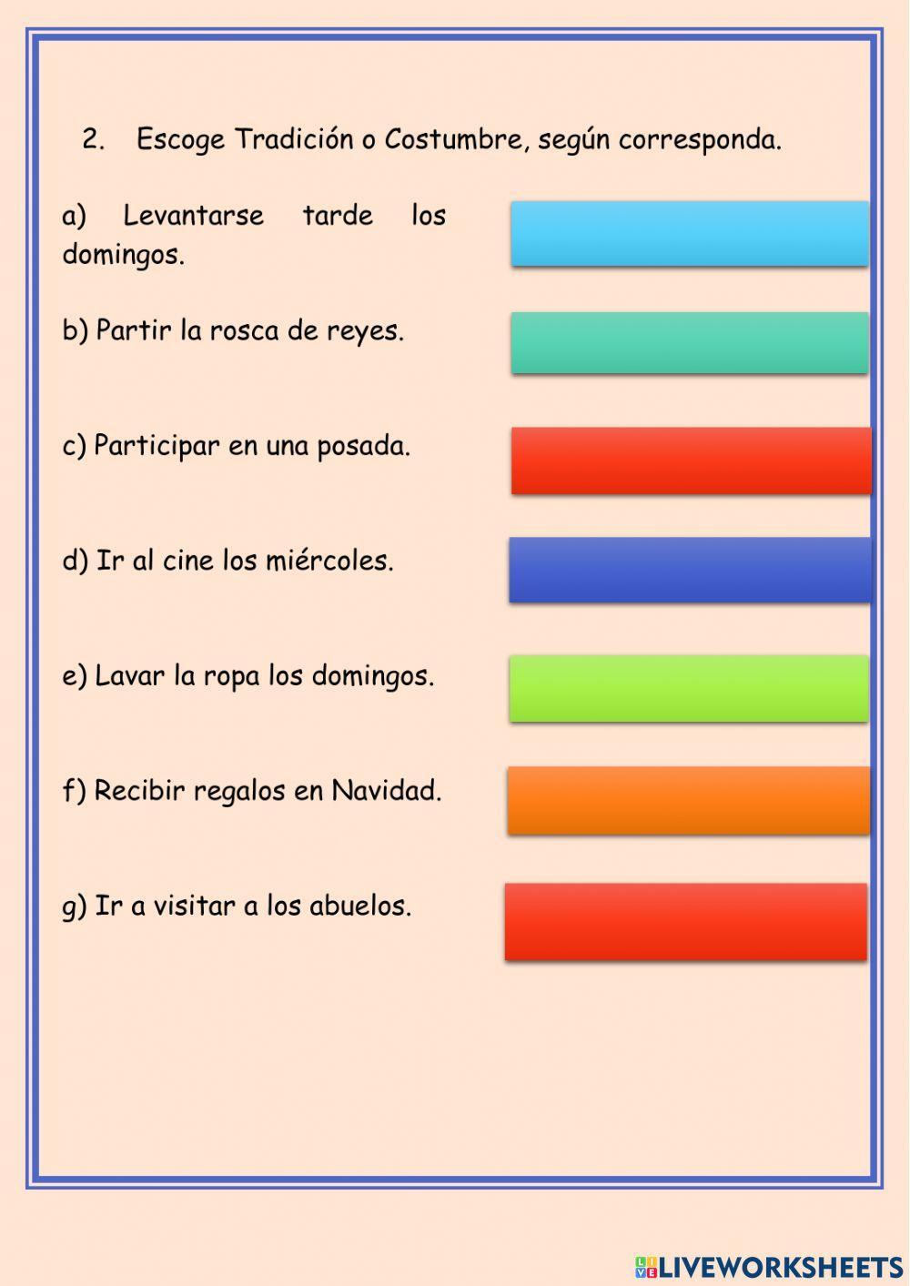 Costumbres y tradiciones