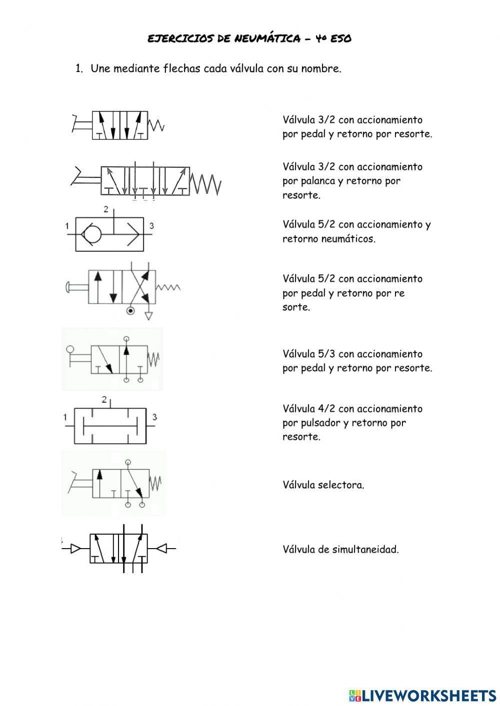 Ejercicios de neumática