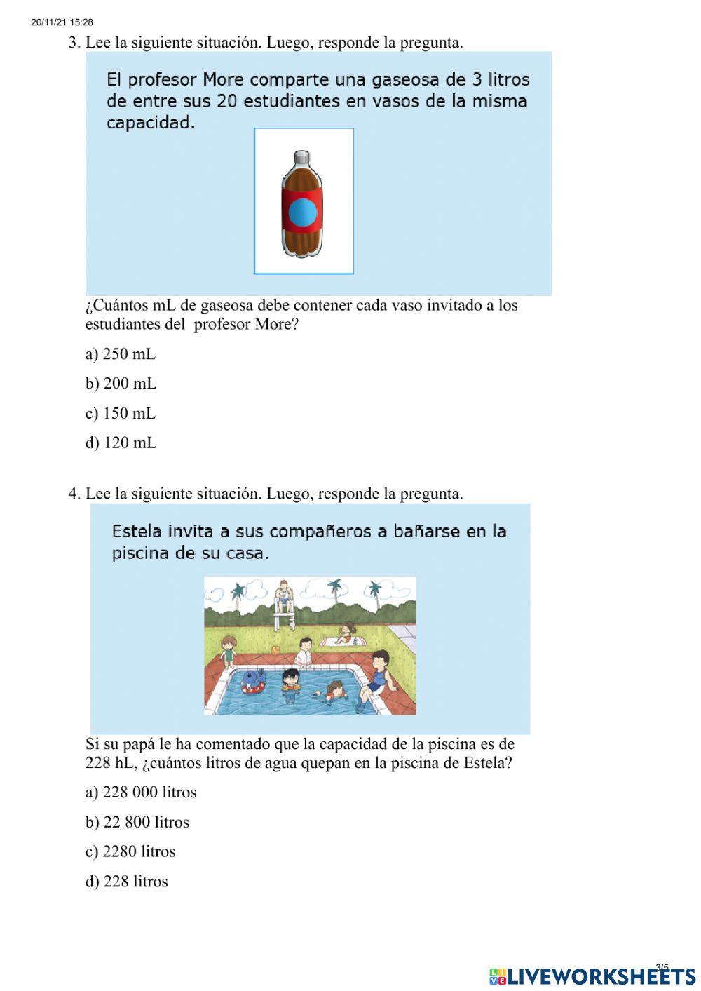 Unidades de capacidad