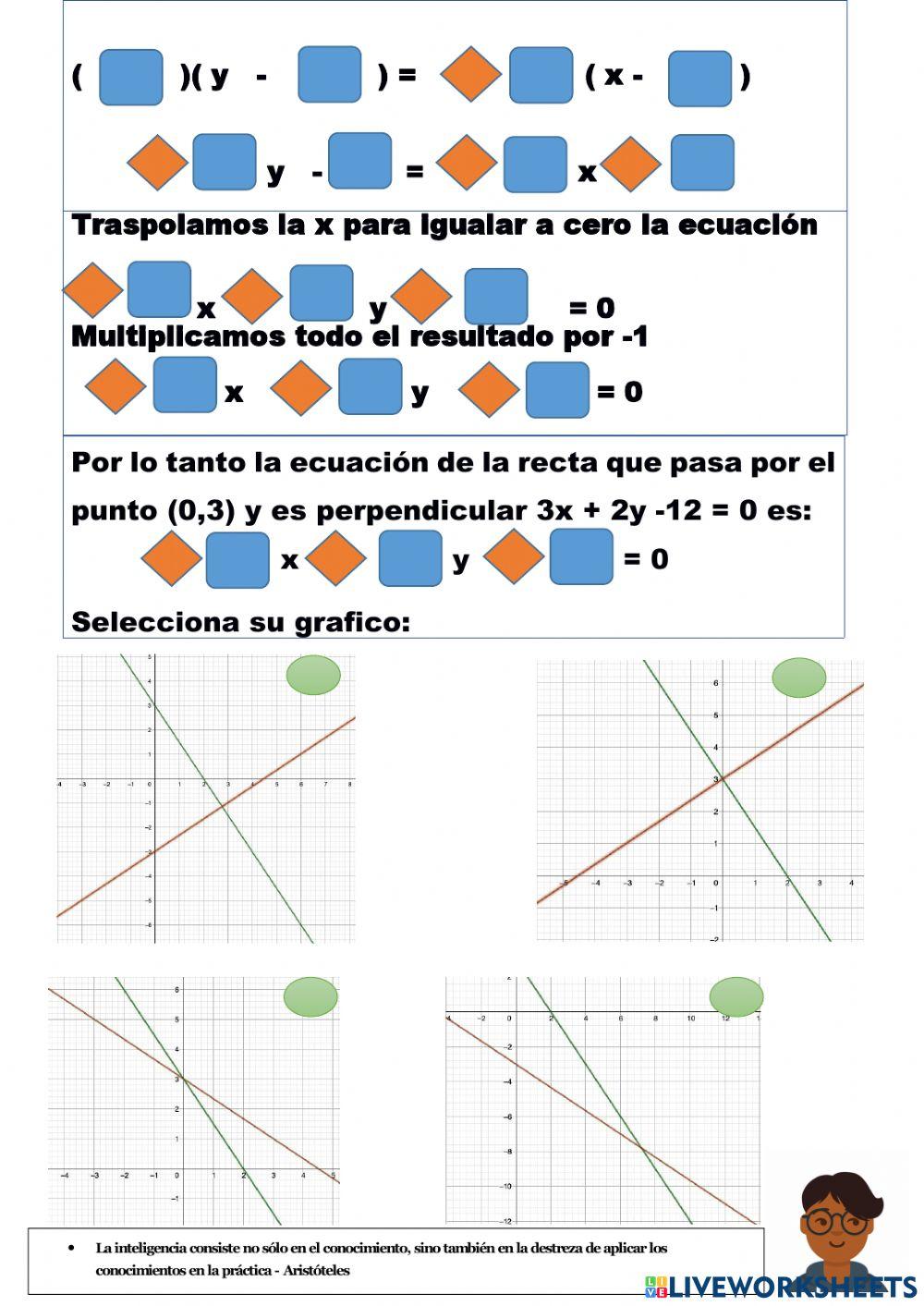 Análisis entre dos rectas