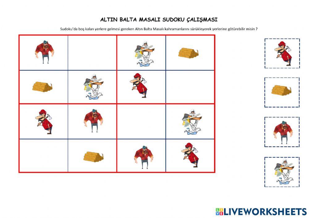Golden Ax sudoku from easy to hard
