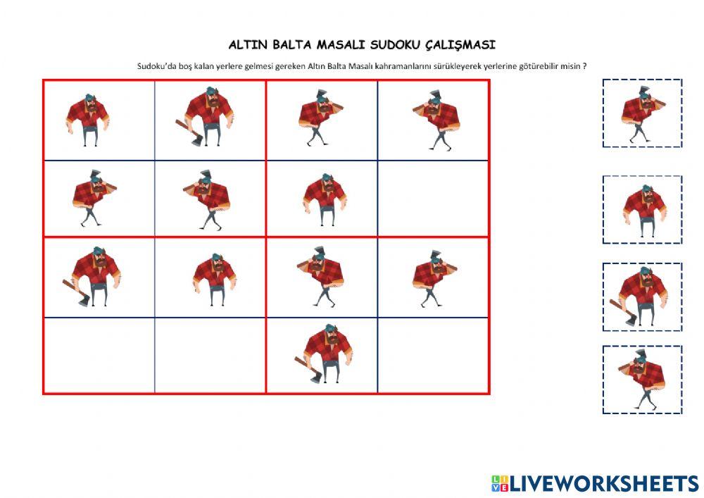 Golden Ax sudoku from easy to hard
