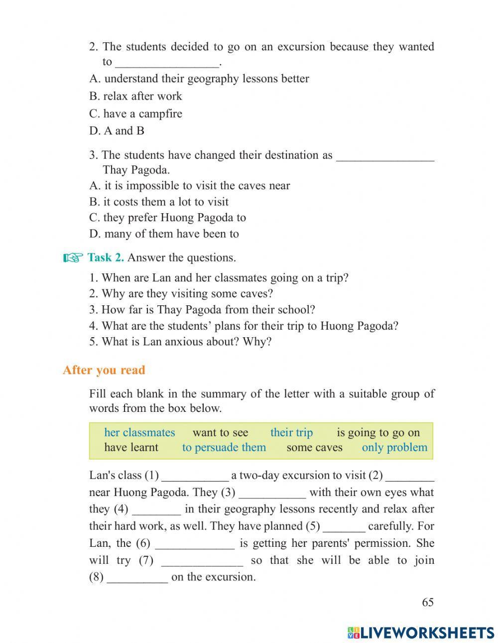 A-Reading-Unit 6-Grade 10